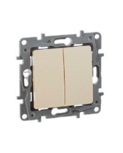 Переключатель двухклавишный 10AX Plus Legrand 672312 в Белгороде Аксессуары для кабель-канала Pintop.ru