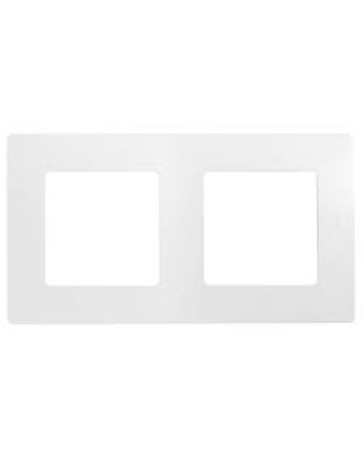 Рамка 2 поста Etika белый Legrand 672502 в Белгороде Аксессуары для кабель-канала Pintop.ru