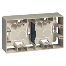 Коробка накладного монтажа 2 поста слоновая кость Etika Legrand 672540
