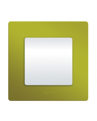 Рамка 1 пост Etika зеленый папоротник Legrand 672541 в Белгороде Аксессуары для кабель-канала Pintop.ru