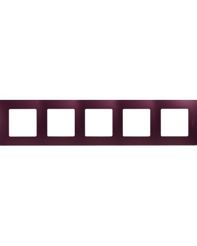 Рамка 5 постов Etika сливовый Legrand 672565 в Белгороде Аксессуары для кабель-канала Pintop.ru