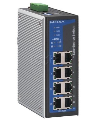 Коммутатор неуправляемый промышленный 8-портовый Moxa EDS-308-T в Белгороде Коммутаторы Pintop.ru