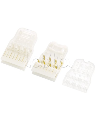 Вилка коммутационная 110 Кат.5e 4 пары (50шт/уп) NIKOMAX (NMC-CP110UD4-WT-50) в Белгороде Коннекторы Pintop.ru