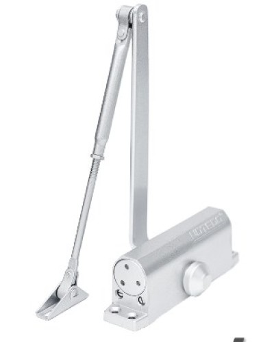 Доводчик NOTEDO DC-090-НО EN4 с ФОП (серебро) в Белгороде Доводчики Pintop.ru