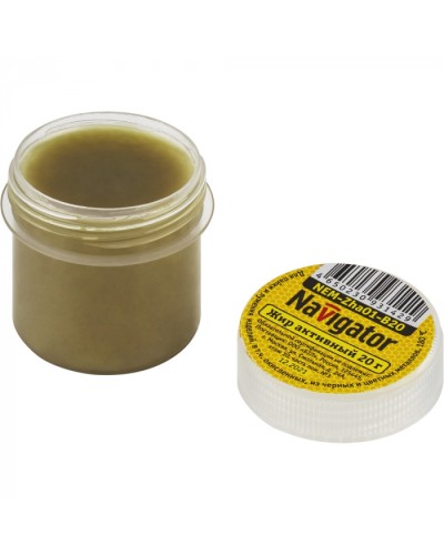 Жир паяльный Navigator 93 142 NEM-Zha01-B20 (активный, 20 гр) в Белгороде Аксессуары для кабель-канала Pintop.ru
