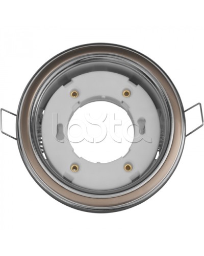 Светильник Navigator 93 070NGX-R10-006-GX53 (Два цвета хром-черный) в Белгороде Светильники Pintop.ru