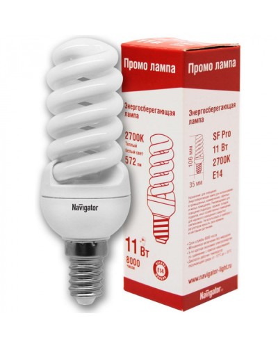 Лампа Navigator 94 098 NCLP-SF-11-827-E14 xxx в Белгороде Источники света(Лампы) Pintop.ru