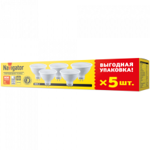 Лампа Navigator 95 325 NLL-MR16-8-230-4K-GU5.3-PACK5