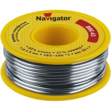 Припой Navigator 93 781 NEM-Pos05-63K-1.5-K50 (ПОС-63, катушка, 1.5 мм, 50 гр)