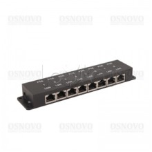 PoE-инжектор пассивный OSNOVO Midspan-8/P