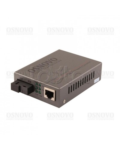 Медиаконвертер Fast Ethernet OSNOVO OMC-100-11S5a в Белгороде Медиаконвертеры Pintop.ru
