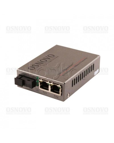 Медиаконвертер Fast Ethernet OSNOVO OMC-100-21S5a в Белгороде Медиаконвертеры Pintop.ru