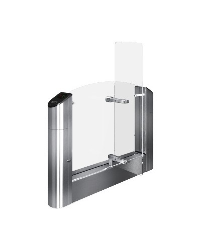 Модуль турникета крайний с высокими створками и картоприемником Oxgard Praktika T-04-SMTК-R-660(Mifare) в Белгороде Турникеты Pintop.ru