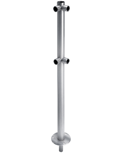 Стойка ограждения съемная L-образная Oxgard ВЗР 1996Р03 в Белгороде Ограждения Pintop.ru