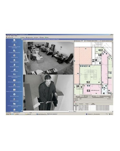 ПО Модуль Центральный пост PERCo-SM13 в Белгороде Сетевая СКУД Perco Pintop.ru