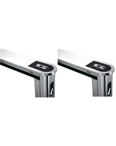 Комплект крышек (2 шт)из нержавеющей стали для турникета PERCo-STC-01S в Белгороде Ограждения Pintop.ru