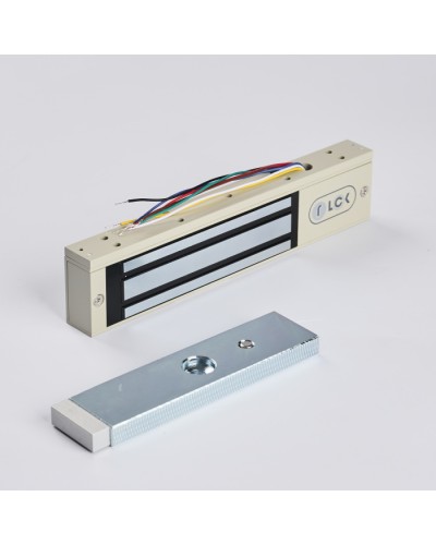 R-Lock RL-EM180-0SG - Электромагнитный замкок, 180кг, DC12/24B, цвет серый, RAL7032 (галечный серый), два датчика втроены в корпус замка: датчик Холла и магнито-контактный датчик в Белгороде Электромагнитные замки Pintop.ru