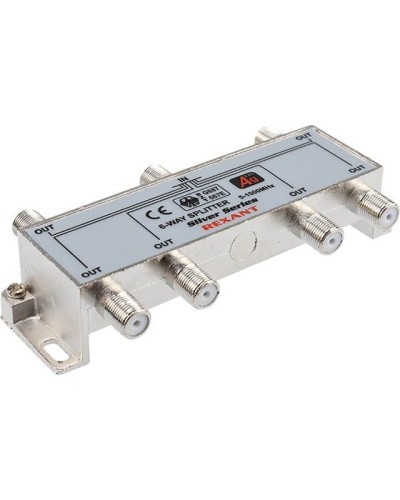 Делитель ТВх6 под F-разъем, 5-1000МГц, Silver (7 F-разъемов в комплекте) REXANT 05-6104 в Белгороде Системы видеонаблюдения Pintop.ru