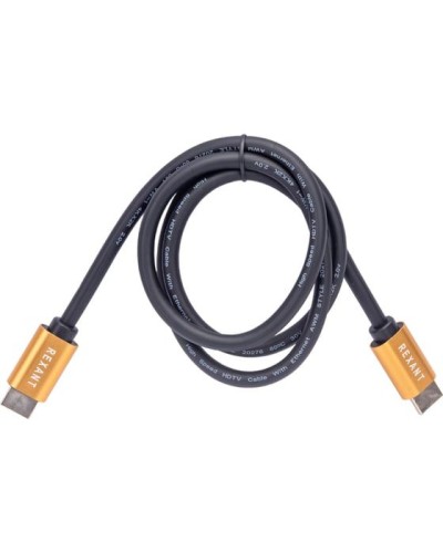 Кабель HDMI - HDMI 2.0, 1м, Gold REXANT 17-6102 в Белгороде Системы видеонаблюдения Pintop.ru