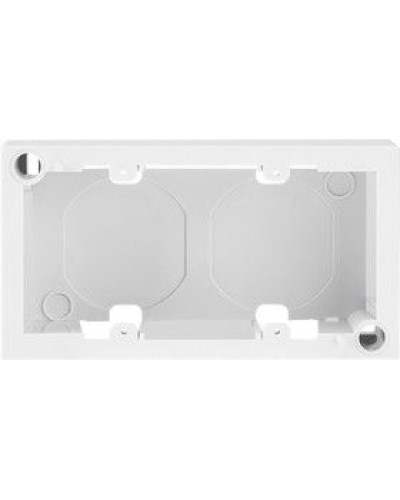 Короб накладной для лицевых панелей 80х150 под 4 модуля 45х22,5 Mosaic 03-0127 в Белгороде Распределительные коробки Pintop.ru