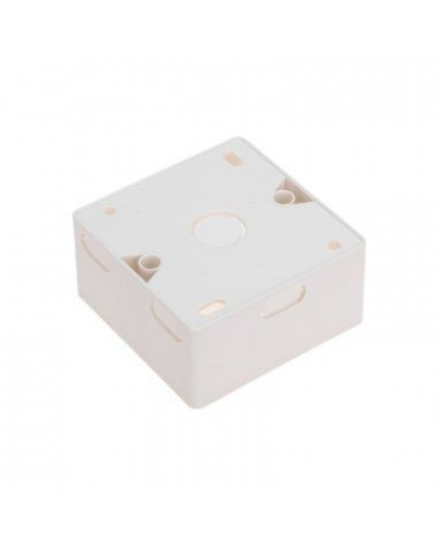 Короб накладной для лицевых панелей 80х80 под 2 модуля 45х22,5 Mosaic 03-0126 в Белгороде Распределительные коробки Pintop.ru