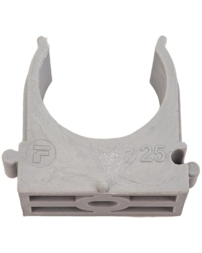 Крепёж-клипса для труб ø25 мм, серая (100 шт/уп)Rexant (28-0125-2) в Белгороде Держатели, клипсы, скобы Pintop.ru