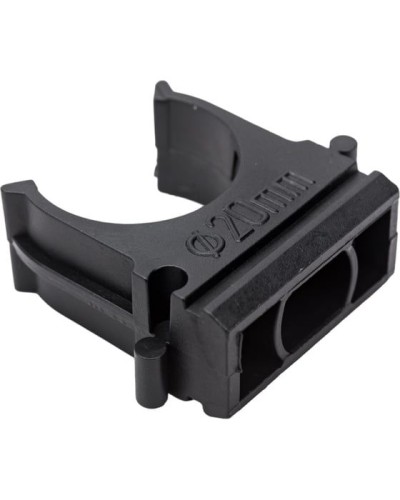 Крепеж-клипса для трубы ø 20 мм, черная (100 шт./уп.) Rexant (28-0120-3) в Белгороде Держатели, клипсы, скобы Pintop.ru