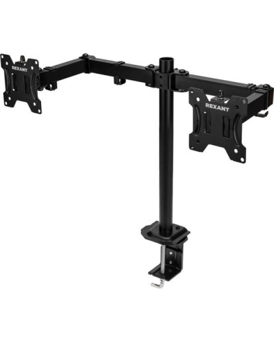 Кронштейн для двух мониторов 13-32, одно колено настольный, серия офис REXANT 38-0356 в Белгороде Системы видеонаблюдения Pintop.ru