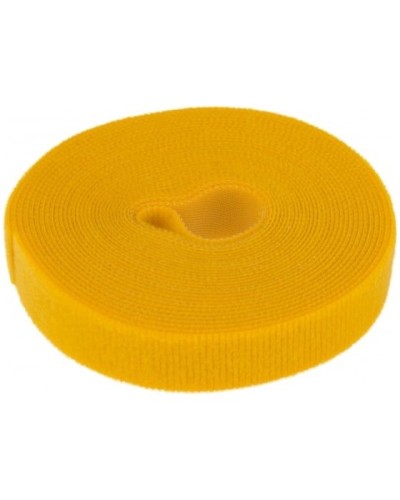 Лента-липучка многоразовая 5 м х 20мм, желтая (1 шт/уп) REXANT 07-7522 в Белгороде Монтажные материалы Pintop.ru