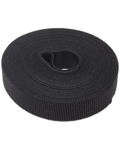 Лента-липучка многоразовая 5 м х 20мм, черная (1 шт/уп) REXANT 07-7526 в Белгороде Монтажные материалы Pintop.ru