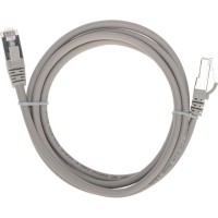 Патч-корд F/UTP, CAT 5e, RJ45-RJ45, 26AWG, LSZH, серый, 1,5м REXANT 02-0110-105