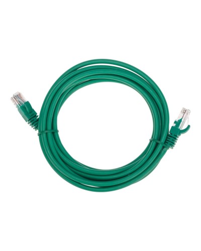Патч-корд U/UTP, CAT 5e, RJ45-RJ45, 26AWG, LSZH, зеленый, 3м REXANT 02-0106-3 в Белгороде Патчкорды (медные) Pintop.ru