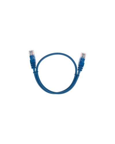 Патч-корд U/UTP, CAT 5e, RJ45-RJ45, 26AWG, LSZH, синий, 0,5м REXANT 02-0104-05 в Белгороде Патчкорды (медные) Pintop.ru