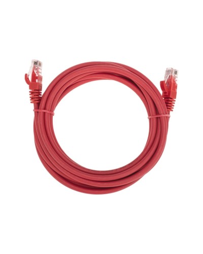 Патч-корд U/UTP, CAT 6, RJ45-RJ45, 26AWG, LSZH, красный, 3м REXANT 02-0293-3 в Белгороде Патчкорды (медные) Pintop.ru