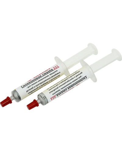 Смазка силиконовая 221, до +350 C, 2 мл, шприц REXANT (09-3955) в Белгороде Монтажные материалы Pintop.ru