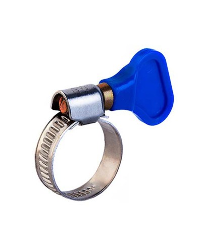 Хомут червячный 20-32/9-0,7мм, с ключом, нержавеющая сталь W2, (50 шт/уп) REXANT 07-0720-1 в Белгороде Стяжки-хомуты Pintop.ru