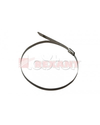 Хомут-стяжка металлический 4.6х520 мм (50шт/уп) REXANT 07-0528 в Белгороде Стяжки-хомуты Pintop.ru