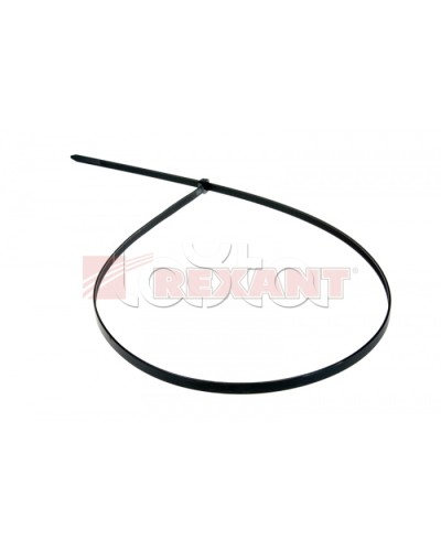 Хомут-стяжка нейлоновый 9х1020 мм чёрный (100шт/уп) REXANT 07-1021 в Белгороде Стяжки-хомуты Pintop.ru