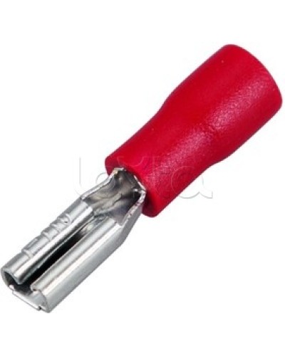 Клемма плоская изолированная 0.5-1.5 мм² (КПИ гнездо - 3.8мм) (100шт/уп) REXANT 08-0411 в Белгороде Клеммные колодки Pintop.ru