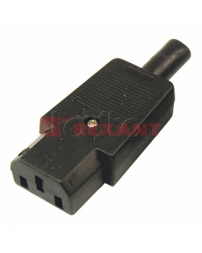 Гнездо сетевое на шнур (25шт/уп) REXANT 11-0004 в Белгороде Коннекторы Pintop.ru