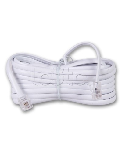 Удлинитель телефонный 7 м белый (10шт/уп) REXANT 18-3071 в Белгороде Патч-корды и пигтейлы Pintop.ru