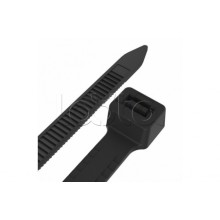 Стяжкa нейлоновая, тройной замок 200 x 4,8 мм, черная (упак.100 шт) REXANT (67-0201-5)