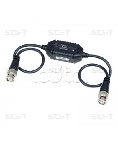 Изолятор коаксиального кабеля (AHD/CVI/TVI) для защиты от искажений по земле SC&T GL001HDP в Белгороде Видеоусилители, Модуляторы, Делители Pintop.ru