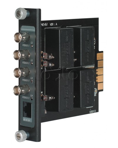 Приемник пассивный 4-х видеосигналов по витой паре, до 600 м SC&T TRP414VH в Белгороде Видеоусилители, Модуляторы, Делители Pintop.ru