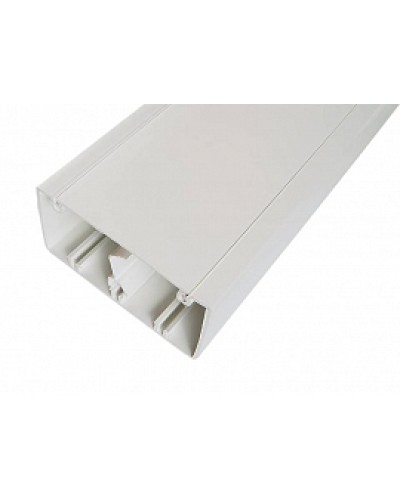 Кабельный канал с крышкой100х50х2000мм (белый) SPL 100001S в Белгороде Кабель-канал Pintop.ru