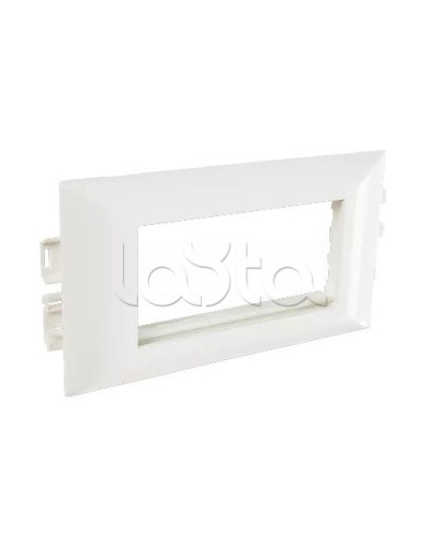 Суппорт с рамкой на 2 поста (45х45) в профиль для кабельных каналов 100х50, 105х50 SPL 100008S в Белгороде Аксессуары для кабель-канала Pintop.ru