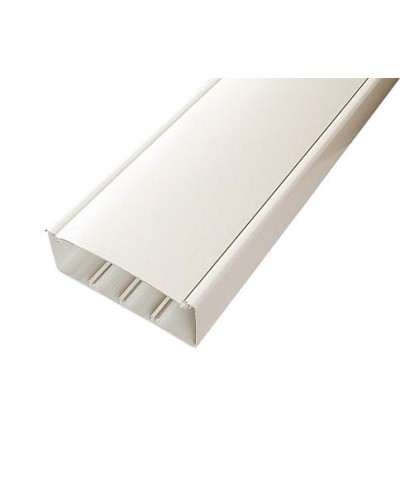 Кабельный канал с крышкой 130х50х2000мм (белый) SPL (130001S) в Белгороде Кабель-канал Pintop.ru