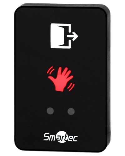 Кнопка ИК-бесконтактная накладная ИД индикатор Smartec ST-EX310L-BK в Белгороде Кнопки выхода Pintop.ru