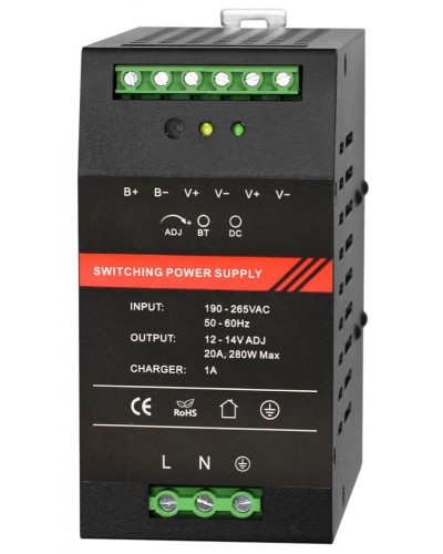 Блок питания Smartec ST-PS120BDU-BK в Белгороде Дополнительное оборудование для СКУД Pintop.ru