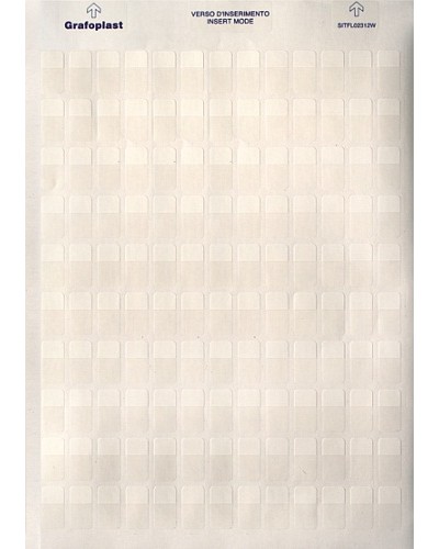 Табличка маркировочная 20х10мм. Полиэстер. Белая DKC (SITFP1020W) в Белгороде Аксессуары для лотков Pintop.ru